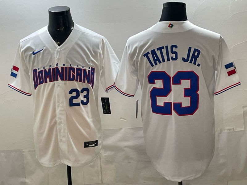 Men 2026 World Cub #23 Tatis jrWhite Nike MLB Jersey style 04->more jerseys->MLB Jersey